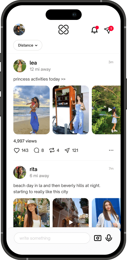 blend app preview on phone